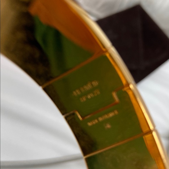 Hermes Enamel Hinged Bracelet - Size PM - Picture 6 of 8